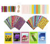 Picture of Sturdy Tiger Colorful Bundle Kit Accessories for Fujifilm Instax Mini 8/9/11/12 Camera - Assorted Accessory Pack of Sticker Frames, Plastic Desk Frames, Hanging Clips with String