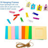 Picture of Sturdy Tiger Colorful Bundle Kit Accessories for Fujifilm Instax Mini 8/9/11/12 Camera - Assorted Accessory Pack of Sticker Frames, Plastic Desk Frames, Hanging Clips with String