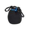 Picture of PATIKIL Camera Lens Bag, 2.8" IDx3.9 H Drawstring Lens Pouch with Thick Protective Neoprene, Lens Case for DSLR Camera Lens, Water Coffee Cups, Black, Blue