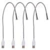 Picture of OATIPHO USB Keyboard Light, 4pcs Flexible Computer Light USB Reading Lamp for Laptop Keyboard USB Computer Light Gooseneck USB Night Light