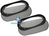 Picture of 4" x 10" Universal Steel Mesh Protective Speaker Grills - Pair