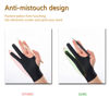 Picture of SPBMY Digital Drawing Glove 2 Pack,Two-Finger Artist Glove for Drawing Tablet, Paper Sketching, iPad, Art Glove Suitable for Left and Right Hand, Black