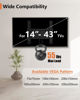 Picture of Nuyoah Fixed TV Wall Mount, TV Mount Bracket Flat Mount for Most 14-43 Inches TVs, Low Profile Wall Mount Saving Space for LED, LCD, Plasma TV, Max VESA 200x200mm, 55LBS Load Capacity