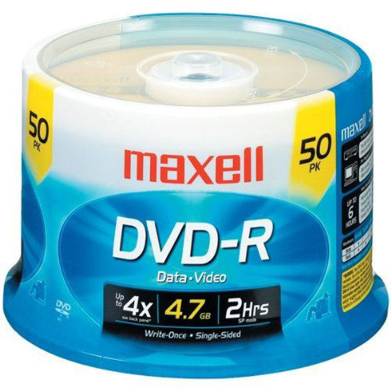 GetUSCart- Maxell MAX638011 - DVD Recordable Media - DVD-R - 16x - 4.70 ...