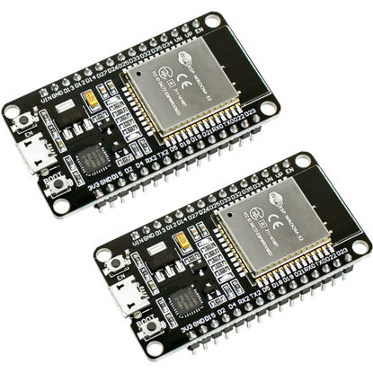 Picture of Hosyond 2Pack ESP-WROOM-32 ESP32 Development Board WiFi + Bluetooth CP2102 Dual Core 2.4Ghz Microcontroller Compatible with Arduino