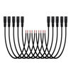 Picture of SIM&NAT DC Female 5.5mmx2.1mm Power Jack Adapter Plug Pigtail Cable, 20inch DC Power Pigtail Female Jack Wire for CCTV Security Camera, DVR, HDVD, LED Strip Light, Low Voltage Application, Pack of 10