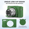 Picture of Supmay Camera Case for Canon PowerShot SX740/ SX730 Digital Camera, Soft Silicone Protective Bag Removable Lens Cover, Silicone Cover Rubber Soft Camera Case, Green