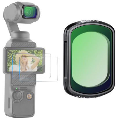 Picture of NEEWER Magnetic Black Diffusion 1/2 Filter Compatible with DJI Osmo Pocket 3 Enhance Cinematic Footage, Dreamy Cinematic Effect Lens Filter Action Camera Accessories, with 2 Screen Protectors, FL-80