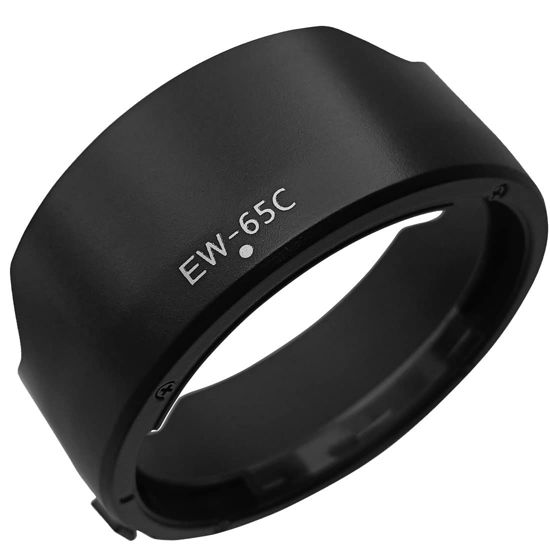 Picture of RF 16mm Lens Hood for Canon RF16mm F2.8 STM,EW-65C Compatible for Canon EOS R RP R5 R6 43mm Lens Hood HUIPUXIANG black