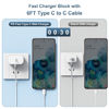 Picture of 20W USB C Fast Charger Block with 6 Ft Type C to C Cable (60W) for iPhone15/Max/Pro/Mini,USB C to C Cord for MacBook/iPad Pro/Max/Mini,Samsung 23+/23/22+/22