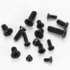 Picture of 700 Pcs Flat Head Machine Screws, Countersunk Head Phillips Screw Bolts, 2# 4# Black Computer Motherboard Screws Assortment Kit for HDD SSD Hard Drive PC Fan PC Case Screws