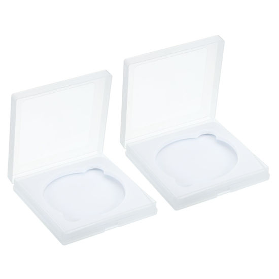Picture of PATIKIL 82mm Lens Filter Case, 2pcs Camera Filter Case Portable Lens Filter Box Water Resistant Dustproof Plastic for Photography Filter Storage