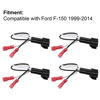 Picture of SecosAutoparts 4X Front-Rear Door Speaker Harness Adapters Compatible with Ford F-150 1999 2000 2001 2002 2003 2004 2005 2006 2007 2008 2009 2010 2011 2012 2013 2014 Replaces# 72-5600