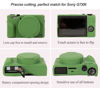 Picture of Pocoukate Case for Canon G7X Mark III Camera, Soft Silicone Protective Cover Skin with Removable Lens Cover for Powershot G7X Mark iii, Silicone Case with G7X3 Screen Protector Accessories - Green
