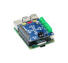 Picture of SB New Motorshield for Raspberry Pi 3,2,1 and Zero This Expansion Board can Control up to 4 Motors or 2 Stepper Motor, 2 IR sensors and a Single ultrasonic Sensor.