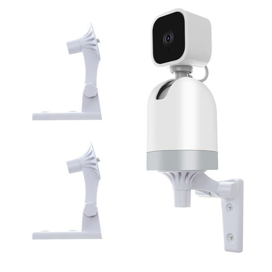 Picture of OYOCAM Wall Mount Compatible with Blink Mini Pan-Tilt Camera, 2 Pack Adjustable Angles Bracket 180 Degree Rotation Easy to Install (NOT Included The Cam)