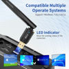 Picture of Long Range USB Bluetooth 5.3 Adapter for PC Desktop, 150M Wireless Transmitter Dongle for Windows 11/10/8.1 Laptop Computer Pair Bluetooth Headset Headphones Speaker Mouse Keyboard Printer Plug n Play