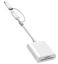 Picture of SD Card Reader for iPhone iPad, Dual Connector (Lightning&USB-C) Micro SD Memory Card Reader, 2 in 1 SD and TF Card Adapter Portable Trail Camera Viewer, No Driver Needed, Plug and Play