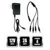 Picture of Night Owl Security SPF-CAMP-2A Camera Adapter with 4-Way Power Splitter, Black