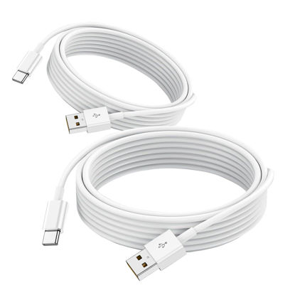 Picture of 2 Pack Car Carplay Cable for iPhone 15/16 15 Pro Max 15 Plus Carplay USB A to USB Type C Cord,iPad Air/Pro USB C Cable iPad Mini 6/iPad 10th Gen, Samsung, iPhone 15/16 AI Phone Charger Charging Cord