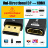 Picture of AGVEE 2 Pack Displayport to HDMI 4K@30HZ Adapter, Alloy Shell DP PC to HDMI Display Coulper Converter, Backward Compatibile with 2K@60HZ 1080P@120HZ Full HDTV, Uni-Directional, Black