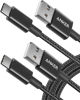 Picture of Anker Cable [2 Pack 6ft], USB to USB C Cable, USB A to Type C Charger Cord for Samsung Galaxy S10 / S10+ / Note 9, LG V30 and More (USB 2.0, Black)