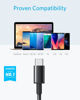 Picture of Anker Cable [2 Pack 6ft], USB to USB C Cable, USB A to Type C Charger Cord for Samsung Galaxy S10 / S10+ / Note 9, LG V30 and More (USB 2.0, Black)