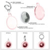 Picture of 4 Pack Airtag Holder, Airtag case Waterproof Apple Air Tag Case with Keychain, Shockproof & Dustproof Airtag Holders for Pet Tracking, Bags, Kids, Keys, Luggage (4 Colors)