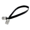 Picture of NATEFEMIN UHF Female to UHF Female Flat Coaxial Jumper Cable for Windows and Doors, 12-Inch 50 Ohms