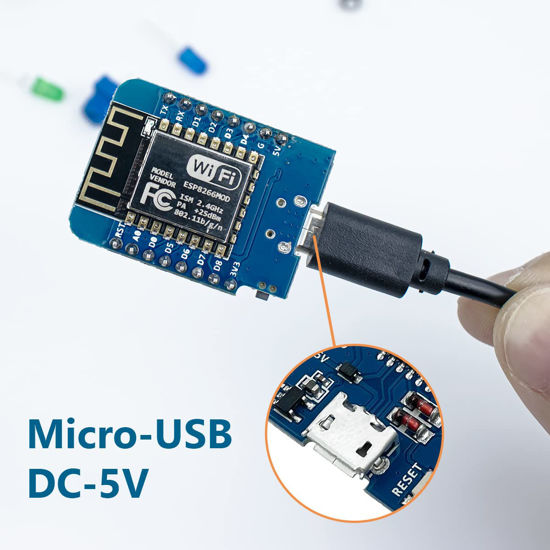 GetUSCart- Hosyond 5Pcs D1 Mini NodeMcu ESP8266 ESP-12F WiFi Module ...