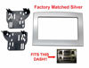 Picture of Silver Double Din Dash Kit Compatible with Dodge Ram 2006-2010 Truck Car Stereo Radio Install Kit