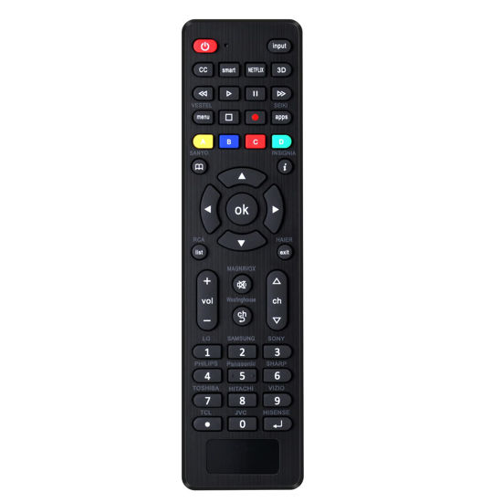 Picture of Universal Tv Remote for LG,Samsung, TCL, Philips, Vizio, Sharp, Sony, Panasonic, Sanyo, Insignia, Toshiba and Other Brands LCD LED 3D HDTV Smart TV Remote Control