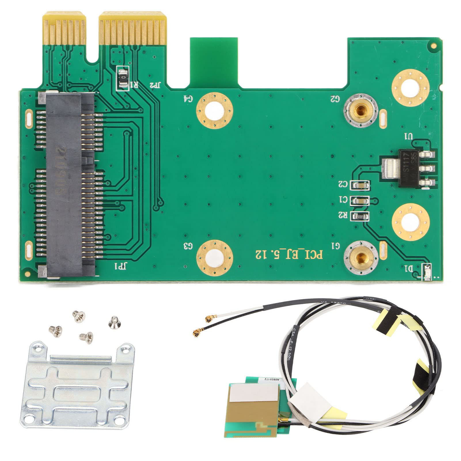 GetUSCart- Mini PCIE to PCIE Adapter Card, Mini PCI Express to PCI ...