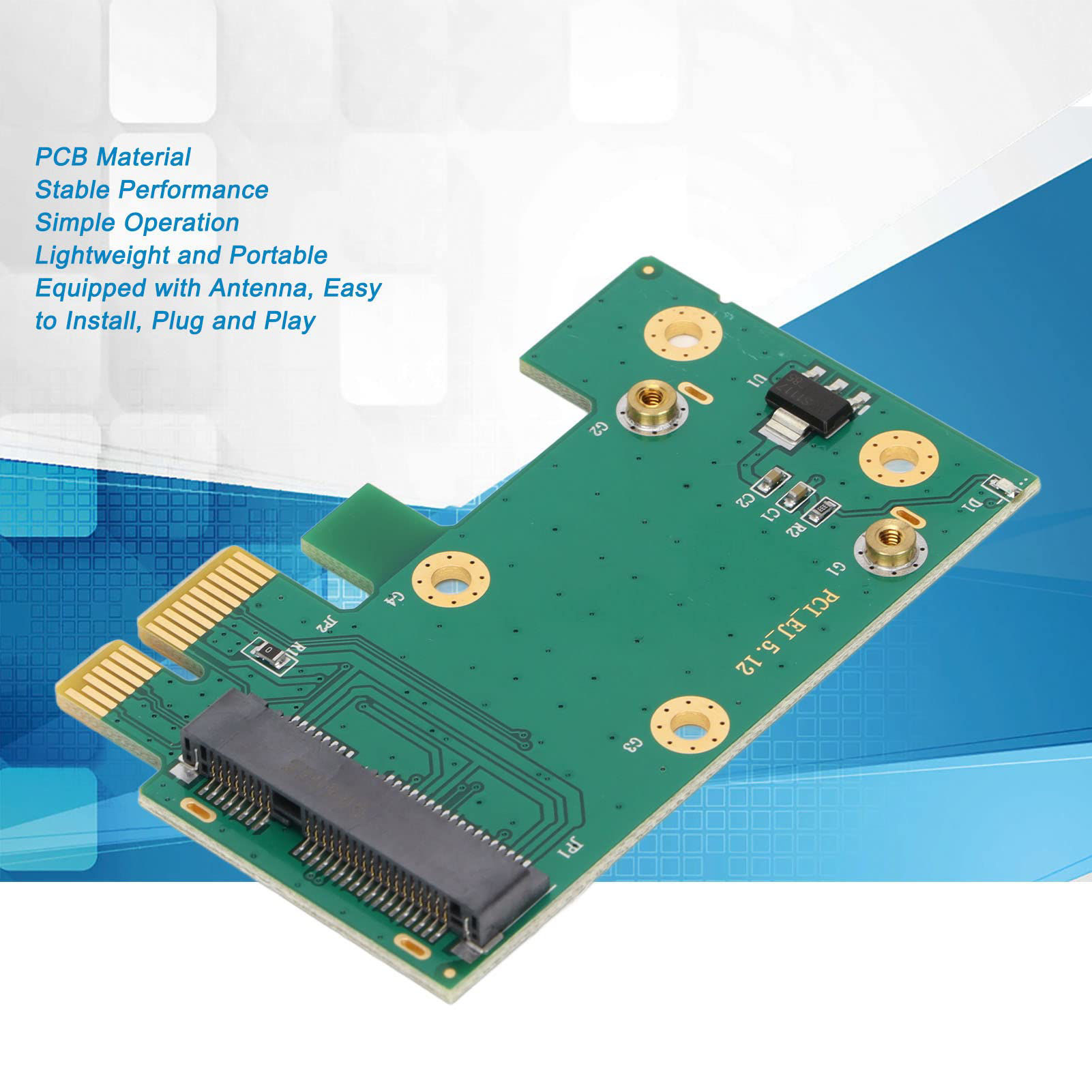 GetUSCart- Mini PCIE to PCIE Adapter Card, Mini PCI Express to PCI ...
