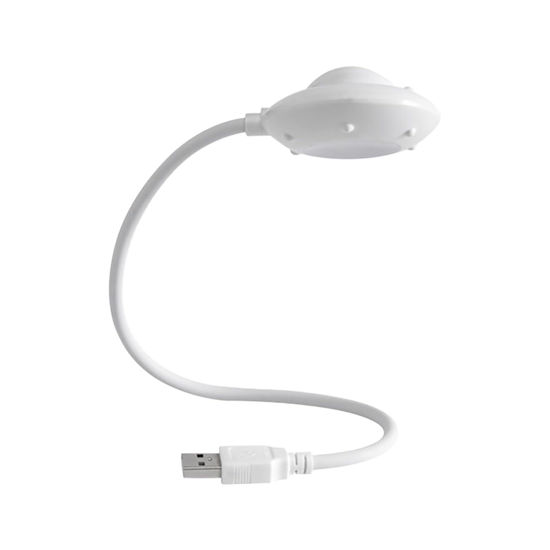 Picture of Usb Reading Lamp, Mini Flexible USB LED Nightlight for Computer Keyboard Laptop Notebook, Cute Ufo Shaped Children Kids Gifts Lamp + White/Warm Light Adjustable and On/Off Setting