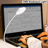 Picture of Usb Reading Lamp, Mini Flexible USB LED Nightlight for Computer Keyboard Laptop Notebook, Cute Ufo Shaped Children Kids Gifts Lamp + White/Warm Light Adjustable and On/Off Setting
