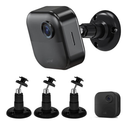 Picture of TAICHIPANDA Blink Outdoor Camera Mount, 360 Degree Adjustable Indoor/Outdoor Wall Mount Bracket for Blink Home Security System Black 3 Pack