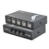 Picture of OLLGEN 4 Port USB 2.0 Sharing Manual Switch Box Hub 4 PCS Share Switcher 1 USB Device for Printer Scanner Camera Keyboard (4 Port)
