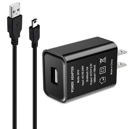 Picture of Replacement for TI-84 Plus CE Graphing Calculator Charger, AC Adapter Charger for TI 84 Plus CE Color/C Silver Calculators, TI-Nspire CX/CX CAS Graphing Calculators Charger Cord