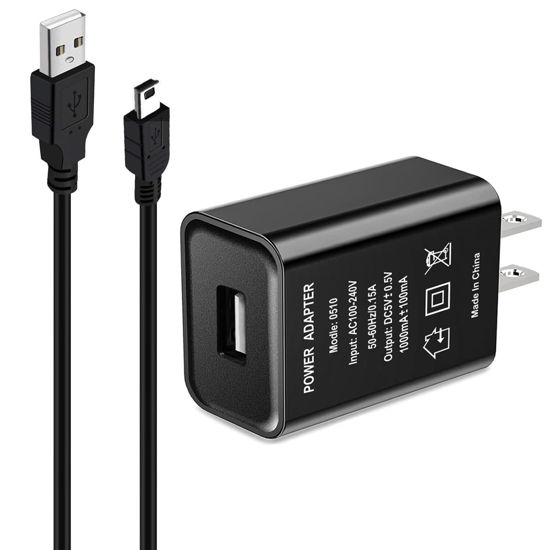 Picture of Replacement for TI-84 Plus CE Graphing Calculator Charger, AC Adapter Charger for TI 84 Plus CE Color/C Silver Calculators, TI-Nspire CX/CX CAS Graphing Calculators Charger Cord