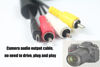 Picture of Replacement AV Cord Audio Video TV-Out Cable Mini 8p to 3RCA cable for Nikon EG-CP16 CoolPix AW100 AW110 L840 L830 L820 L810 S9100 S1200pj D3200 D3300 D5200 D5300 D3400 D3100 D5100 D5200 D5600 P7100