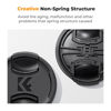 Picture of K&F Concept 72mm Front Lens Cap Cover Kit, 5-in-1 Center Pinch Lens Cover + Anti-Loss Keeper + Microfiber Cleaning Cloth Compatible with Canon, Nikon, Sony, Fujifilm Camera Lenses with 72mm Thread