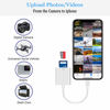 Picture of Lightning to SD Card Camera Reader Digital Camera SD Card Reader for Select iPhone, iPad and iPod Models (Support iOS 16 and Before), Trail Game Camera Viewer, No App Required (White)