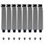 Picture of Yocimango 8PCS Computer PCI Dust Strips Black PCI Slot Covers, with Screws for Computer Cases (Black)