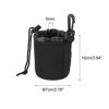 Picture of PATIKIL Camera Lens Bag, 2.8" IDx3.9 H Drawstring Lens Pouch with Thick Protective Neoprene, Lens Case for DSLR Camera Lens, Water Coffee Cups Black