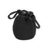 Picture of PATIKIL Camera Lens Bag, 2.8" IDx3.9 H Drawstring Lens Pouch with Thick Protective Neoprene, Lens Case for DSLR Camera Lens, Water Coffee Cups Black