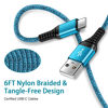 Picture of C Charger Cord Fast Charging USB Type C Cable Android Charger Cables 6FT 2Pack for Samsung Galaxy S24 S23 S22 S21 S20 Ultra S20+ Note 20 10 S10 S9 Plus A12 A11 A52 OnePlus Google Pixel 6 5 4 4a 3a XL