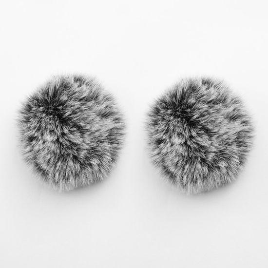 Picture of JCMOYUTY Windscreen for Hollyland M2 Wireless Microphone Deadcat Furry Cover, 2-Pack Pop Filter Accessory