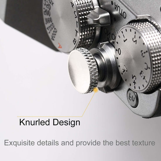 GetUSCart- Camera Shutter Button(3 Pack Sliver), Upscale and Delicate ...
