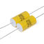 Picture of YEGAFE 2pcs 2.2uF 250V Axial Audio Speaker Crossover stepless Film Capacitor 5% Audio Crossover Tweeter Precise Pairing